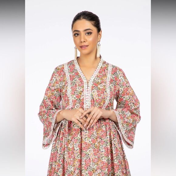 KAYSERIA PAKISTANI AUTHENTIC DESIGNER DRESS 1 PIECE - Picture 10 of 12